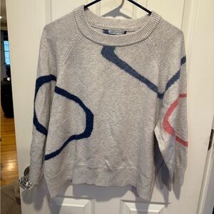 Elegant Abstract Patterned Sweater